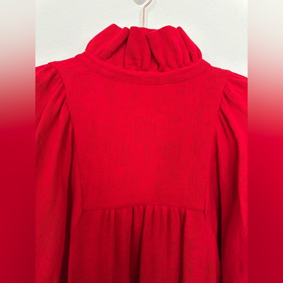 Emily McCarthy‎ Stella Dress Small cranberry red NWT - Picture 14 of 16